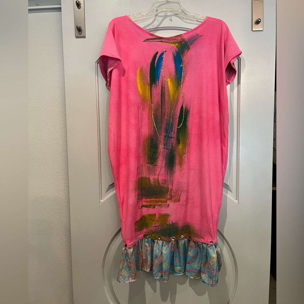 Vintage 80s/90s style beach/ pool cover up. GUC! So kitschy! - Picture 6 of 9